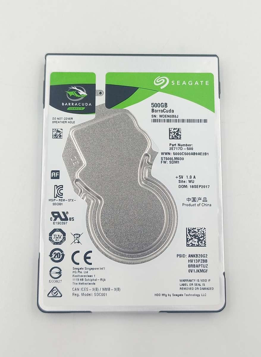 Seagate Barracuda Mobile 500GB 2.5` Laptop Hard Drive